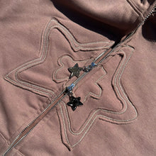 Load image into Gallery viewer, BROWN STAR FULL ZIP
