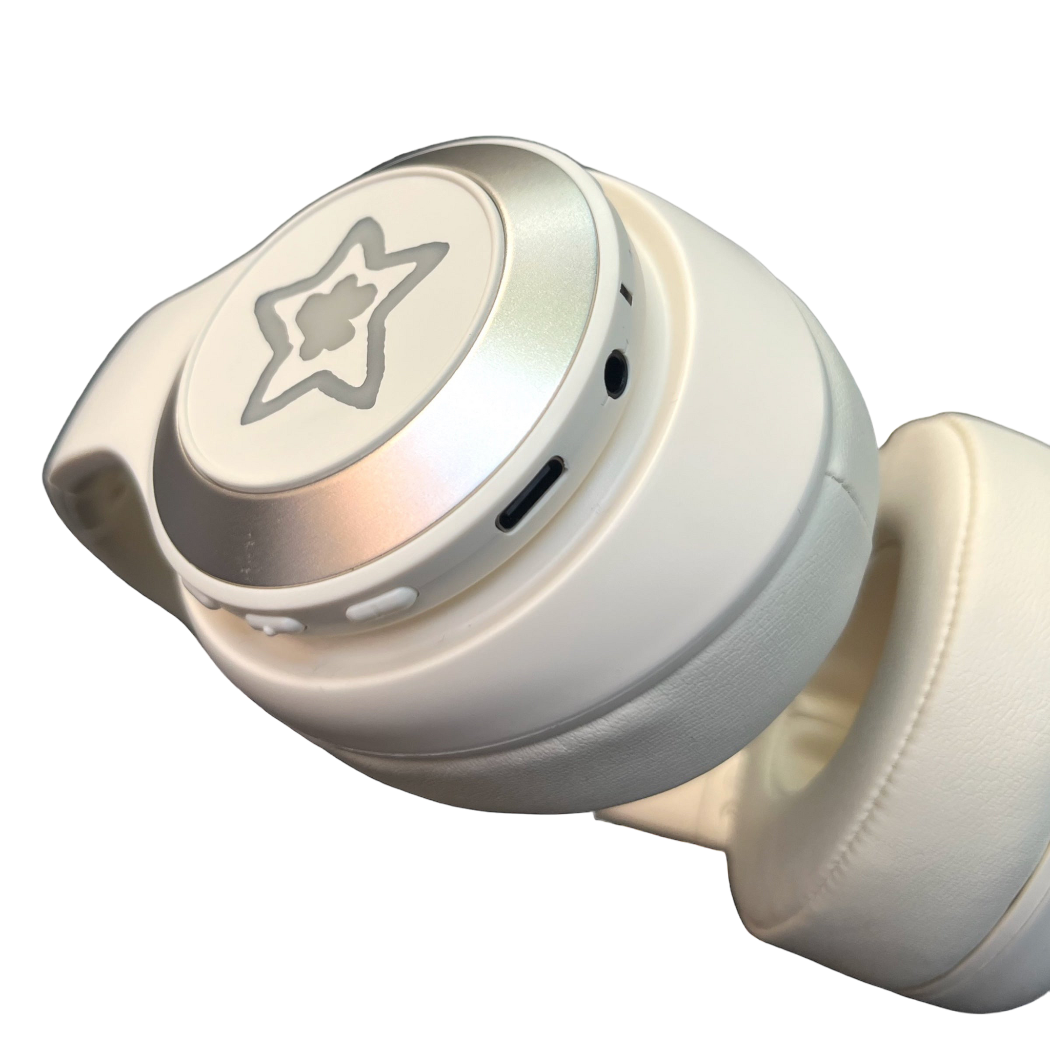 CREAM STAR HEADPHONES
